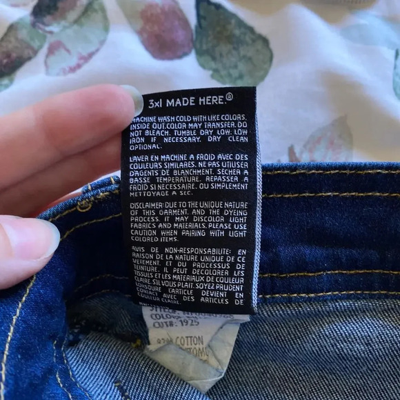 3x1 Scarlett Cropped Slim High Rise Dillon Women's Jeans Size 27 Dark Wash - Picture 10 of 11